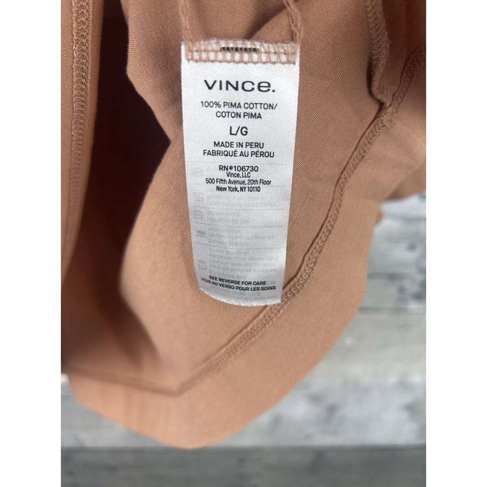 Vince Women's Large Short Sleeve Blouse - Picture 6 of 6